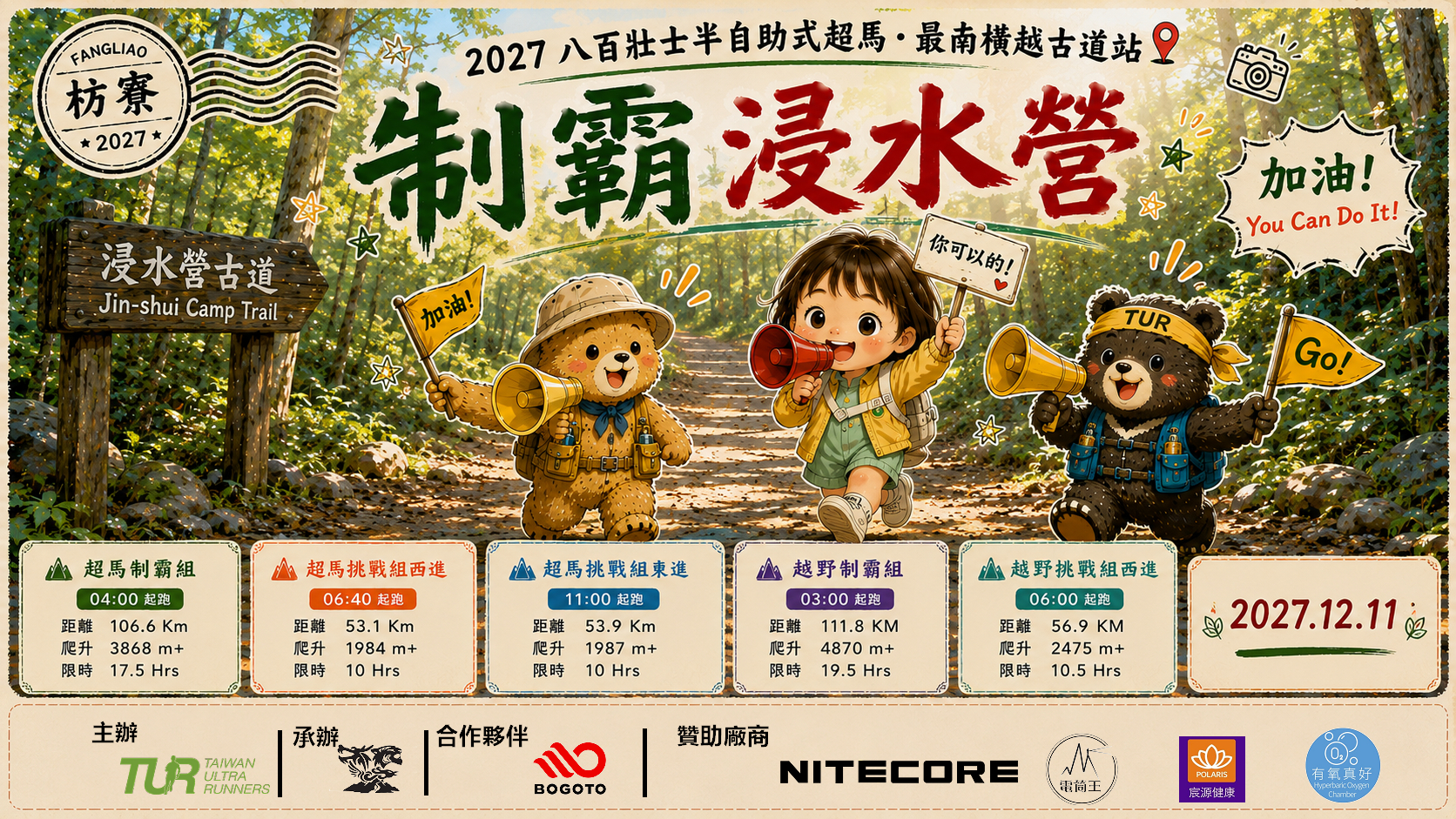2027 制霸浸水營 (Jinshuiying Conquest Ultramarathon )